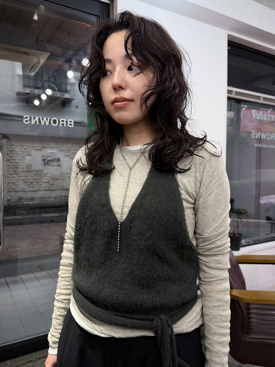 ロングレイヤーパーマ